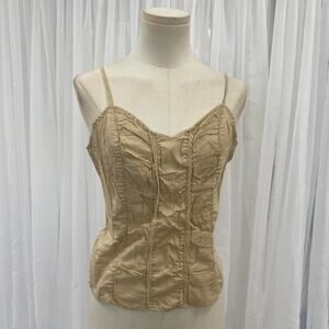 Vintage tan tank top